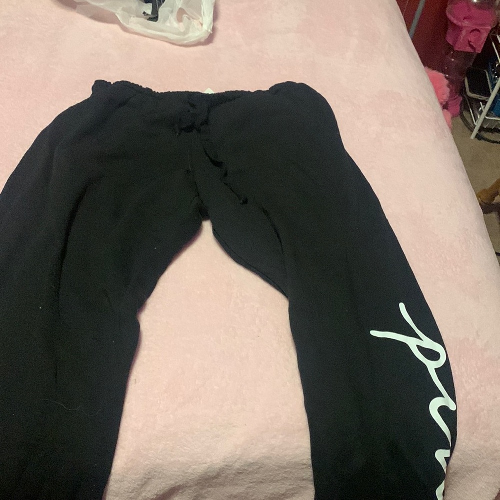 Pink sweatpants